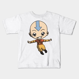 Avatar The Last Airbender Chibi Aang sticker Kids T-Shirt